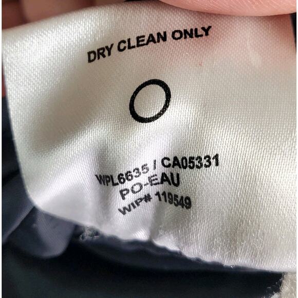 Vtg Woolrich Plaid Double Breast Pea Coat Jacket Womens Large Black Red Button - Picture 14 of 15